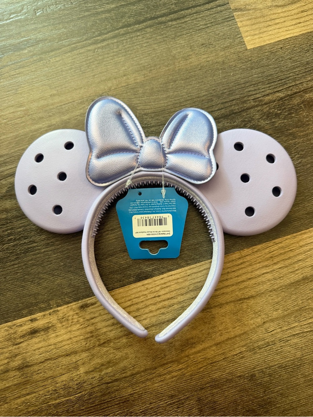 Disney Crocs Purple Minnie Ears